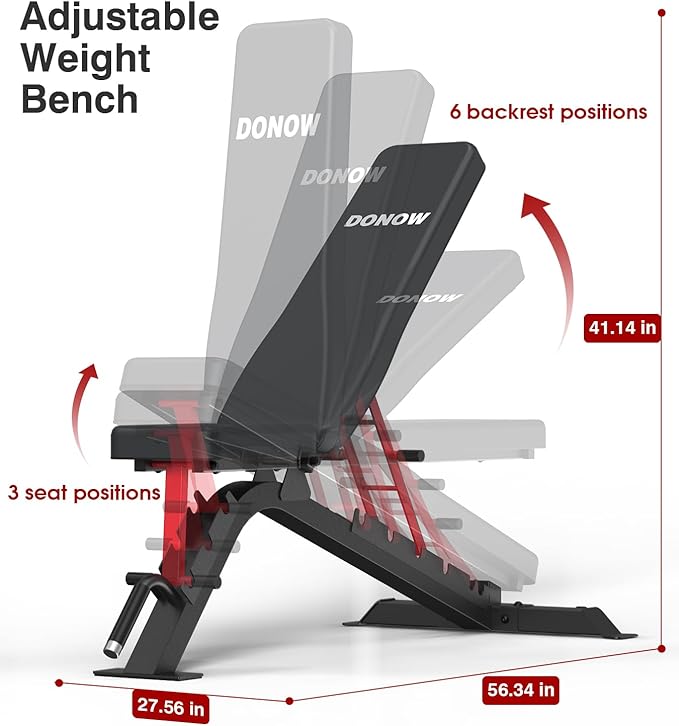 DONOW Smith Machine with Weight Stacks Home Gym System Cable Crossover | Multi Function, All in One, Heavy Duty, Lat Pulldown Bench, Hip Thrust Attachment, Smooth Smith Bar and Cable System