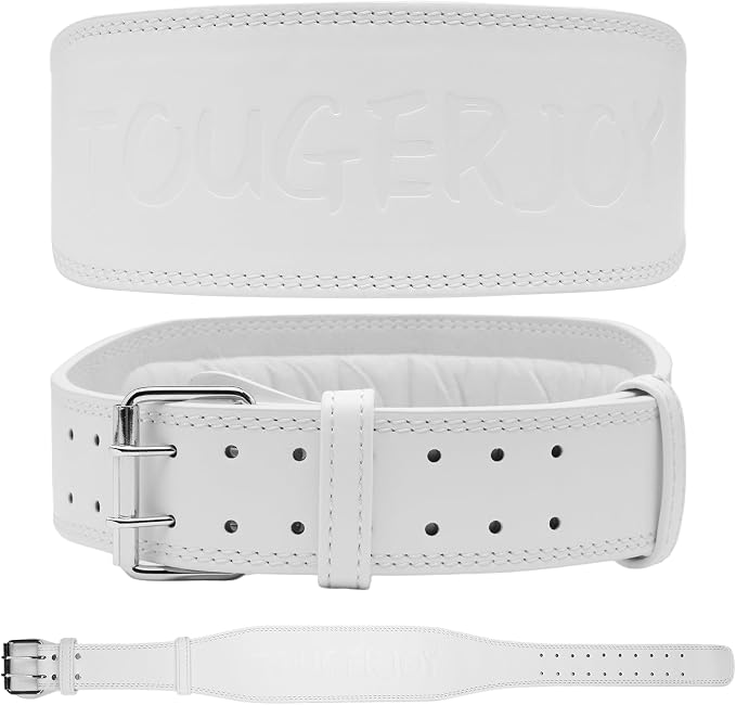 Women's Weight Lifting Belt 4 Inch Wide, Gym Powerlifting Belt for Women with Padded Lumbar Support, Adjustable Fitness Belt for Deadlift, Squats, Cross Training & Workout