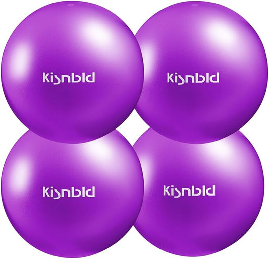 kisnbld Small Exercise Ball, 9 Inch Mini Pilates Ball, Anti Burst and Slip Resistant Mini Yoga Ball for Stability, Fitness, Physical Therapy, Stretching & Core Strength Workout at Home Gym & Office