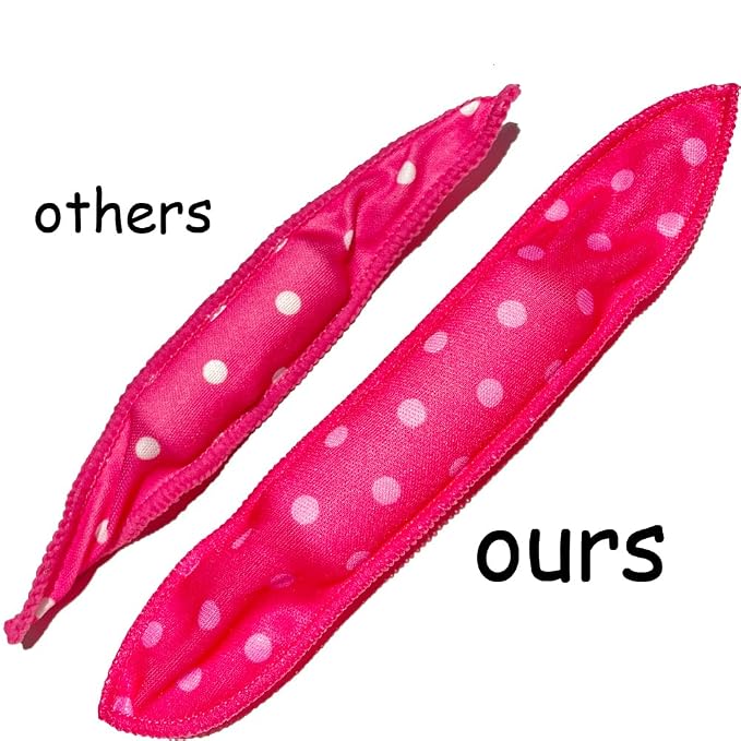 Aimin Soft Curlers for Overnight Heatless Curls, No Heat Foam Rollers for Long Hair, Satin Sponge Curlers (30 pcs, pink)