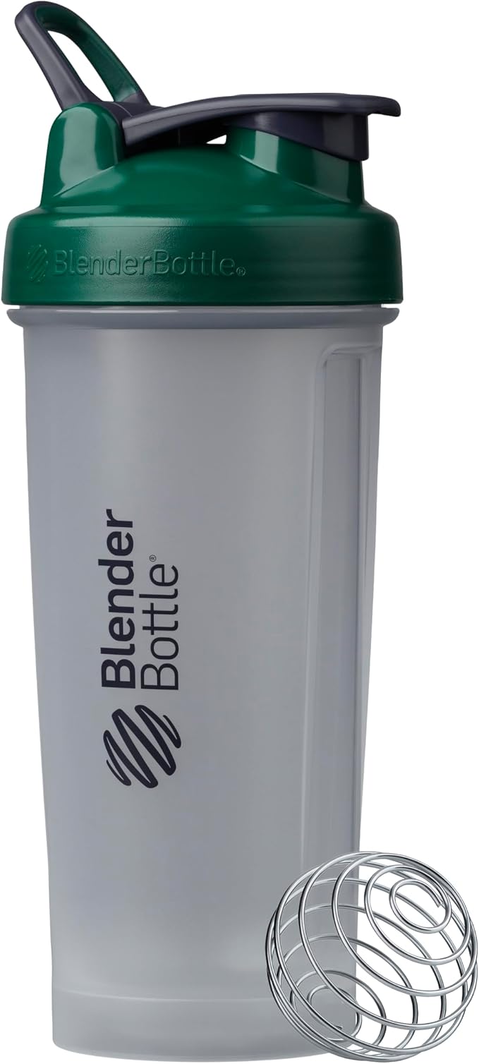BlenderBottle Classic V2 Plastic Shaker Bottle 28 oz Green