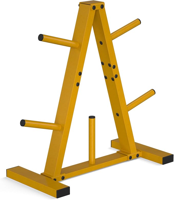 Weight Plate Rack, Weight Tree, Home Gym Storage Stand, Holds 300 lbs
