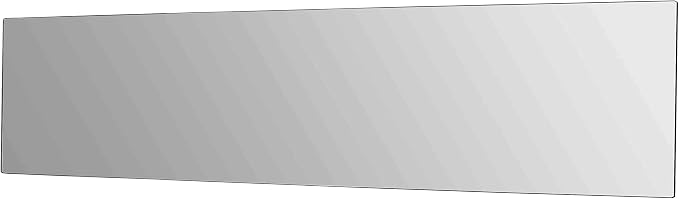 Marketing Holders Acrylic Mirror Sheet 12" x 48" Reflective Frameless Lucite Tile Lightweight Portable Display with Rounded Corners for Buddy Sour Horses Chicken Coops Nurseries and Daycares