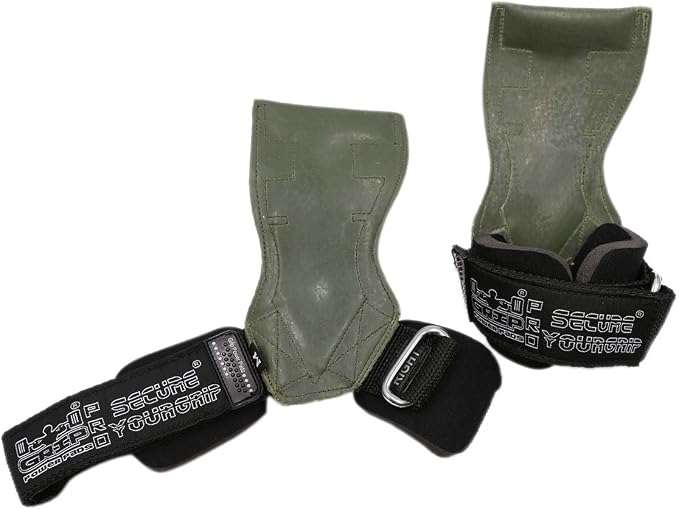 Lifting Grips PRO Weight Gloves Heavy Duty Barbell Gymnastics Straps Alternative to Power Hooks Deadlifts Adjustable Neoprene Padded Wrist Wrap
