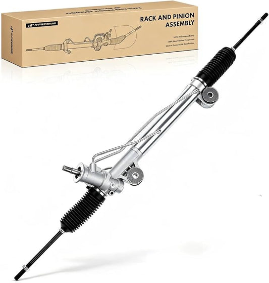 A-Premium Hydraulic Power Steering Rack and Pinion Assembly | Fits Chevy Silverado 1500 1999-2006 RWD & GMC Sierra 1500 1999-2006 RWD, Eliminates Leaks & Annoying Steering Noise
