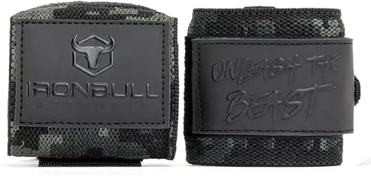 Powerlifting Wrist Wraps for Weightlifting & Bench Press - IPF Approved Heavy Duty Wrist Straps for Powerlifting, Bodybuilding & Strength Training - Competition Grade Support
