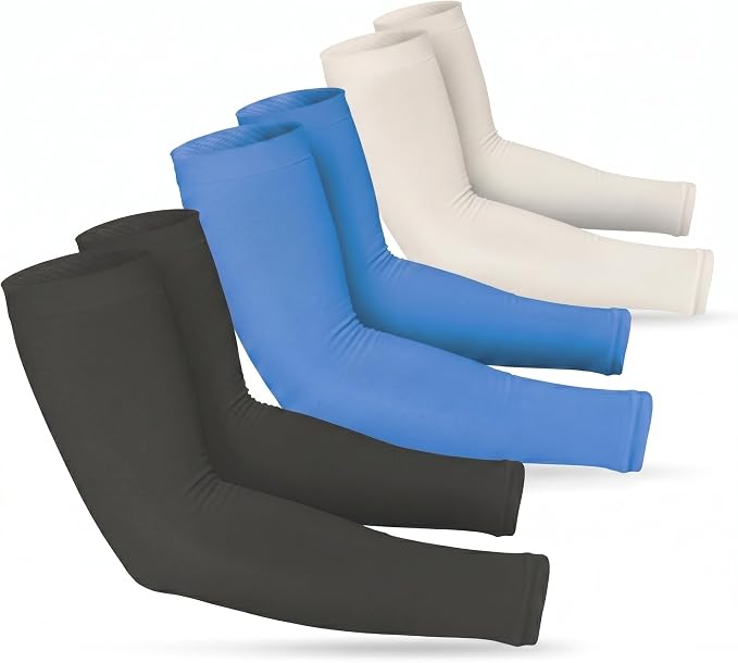 SportsTrail Cooling Arm Sleeves for Men & Women – Breathable, UV Sun Protection, Sports Arm Sleeves for Women, Men & Youth
