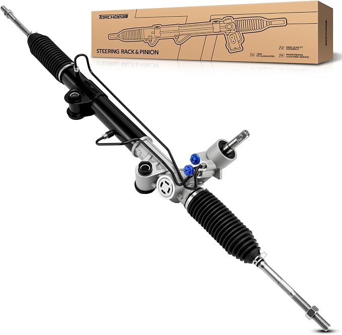 Torchbeam Power Steering Rack & Pinion Assembly Fit for 2002 2003 2004 2005 Liberty, Hydraulic System Steering, Replaces OEM 22-362