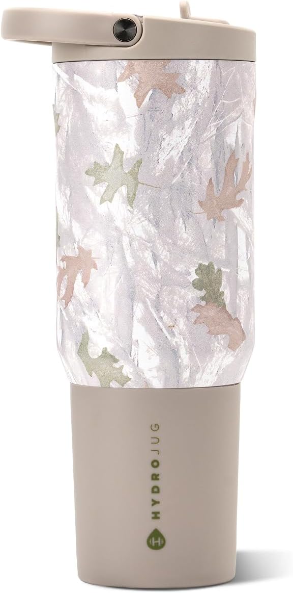 HydroJug Sport 20 oz Insulated Stainless Steel Water Bottle, Camo