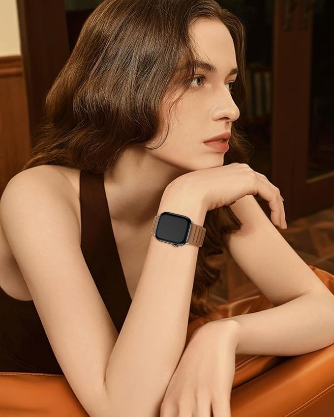 Magnetic Link Sport Band Compatible with Apple Watch Bands for Men Women | Patented Solo Loop Band 40mm 38mm 41mm 44mm 45mm 42mm 49mm, Sport Strap for iWatch Series 11 10 9 8 7 6 5 4 3 2 1 Ultra SE