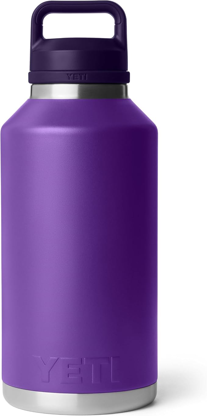 YETI Rambler 64 oz Bottle, Vacuum Insulated, Leakproof, Stainless Steel with Chug Cap, Pace Purple