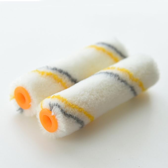 King Origin 10-Pack Paint Roller 4 Inch, 1/2" Nap | Small Paint Roller Covers, Lint Free Paint Roller Refills for Walls, Trim, and Home Painting Projects