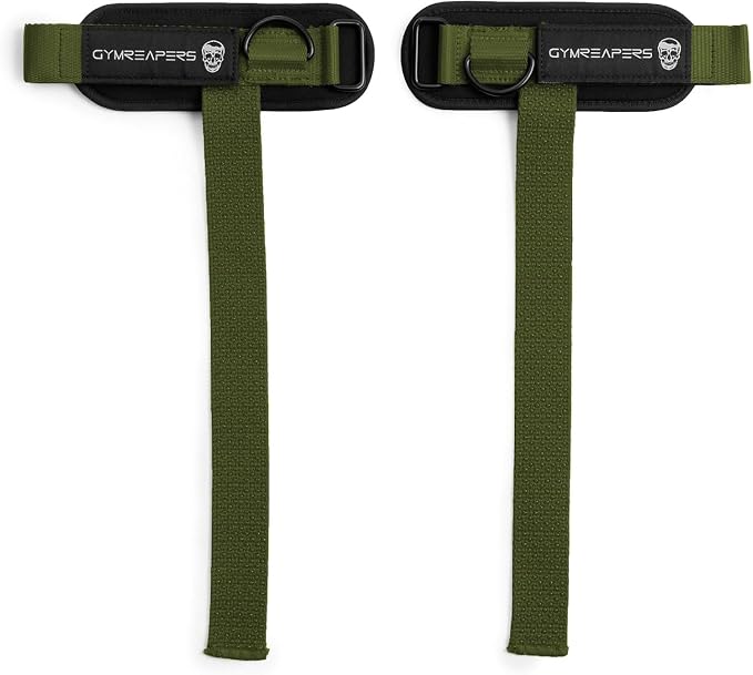 Gymreapers GripLink Lifting Straps – Heavy Duty D-Ring Weight Lifting Wrist Straps with Anti-Slip Silicone Grip Beads, Adjustable Support for Deadlifts, Powerlifting, Cable Machines & Gym Training