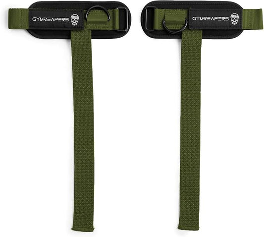 Gymreapers GripLink Lifting Straps – Heavy Duty D-Ring Weight Lifting Wrist Straps with Anti-Slip Silicone Grip Beads, Adjustable Support for Deadlifts, Powerlifting, Cable Machines & Gym Training