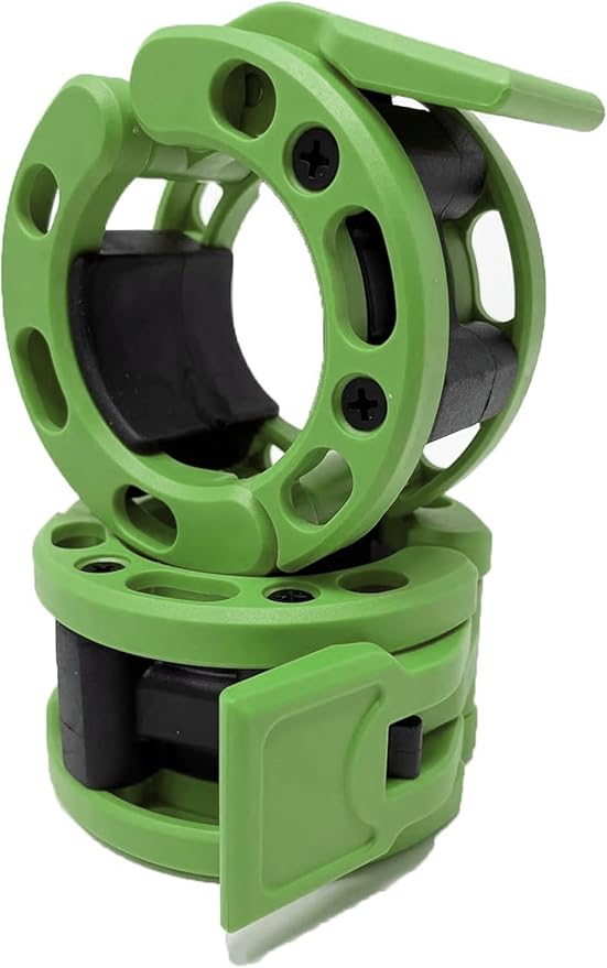 Olympic Barbell Clamps Collars Quick Release Pair of Locking Weight Clips Fit 2 Inch Barbell for Weightlifting