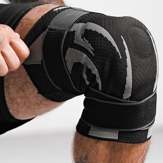 Anaconda Fightwear Stabilizer Knee Brace (X-Small) - Compression Support Sleeve with Spring Stabilizers for Shock Absorption & Joint Health - Fits Left or Right Leg - Ideal for Athletes, Men and Women