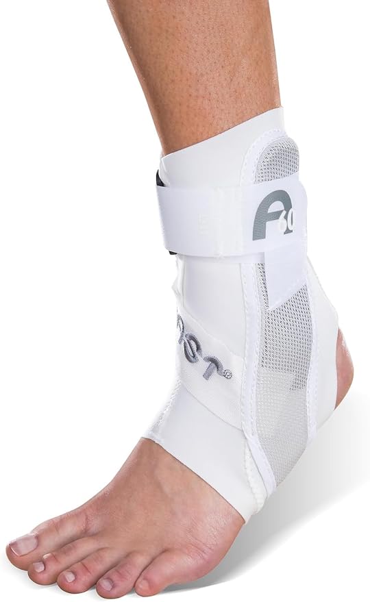 Aircast A60 Ankle Support Brace, Left Foot, White, Small