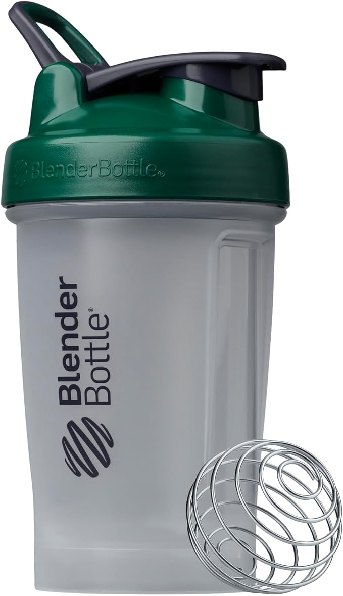 BlenderBottle Classic V2 Plastic Shaker Bottle 20 oz Green