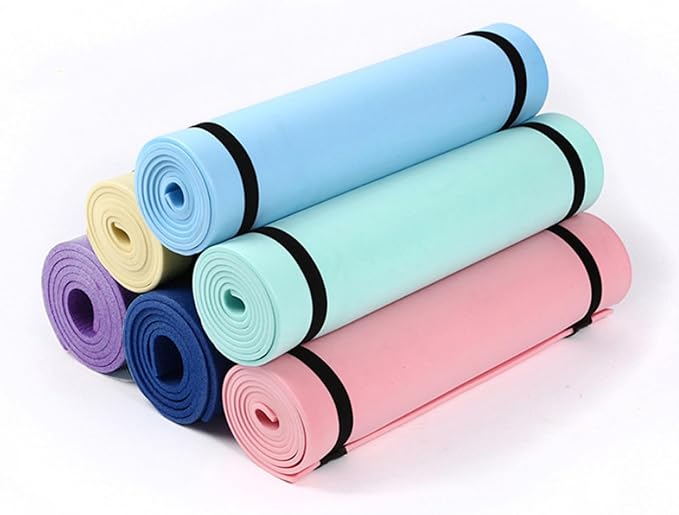 Extra Thick Exercise Mat, 70inch Non Slip Fitness & Yoga Mat for Home Gym, High-density Foam Padding for Workouts, Gymnastics, Bodybuilding and Floor Exercises