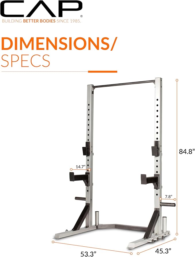 CAP Barbell FM-8000F Deluxe Power Rack Color Series
