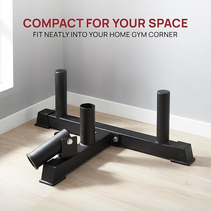 Yes4All Exercise Machine Adjustable T Bar Row Attachment, D Row Handle/Landmine Handle Attachment with Textured Rubber Handles