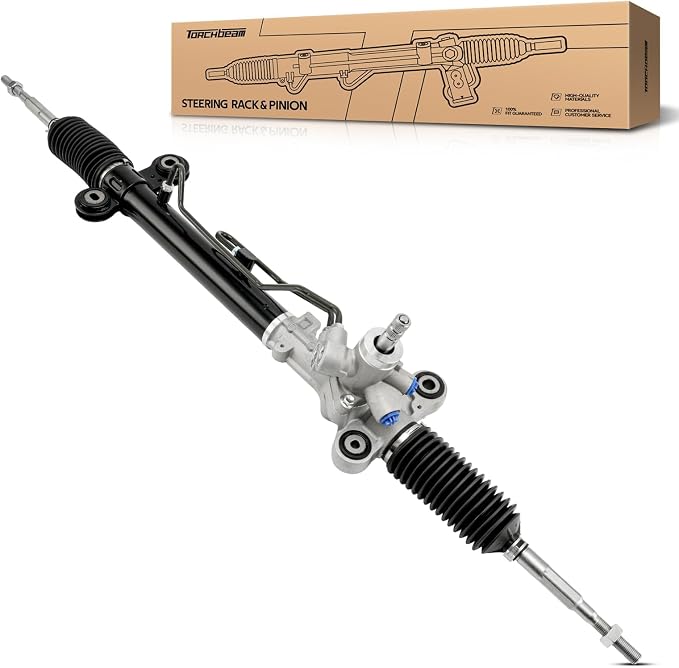 Torchbeam Power Steering Rack & Pinion Assembly Fit for 2002 2003 2004 2005 Ram 1500 4WD, Hydraulic System Steering, Replaces OEM 26-2140