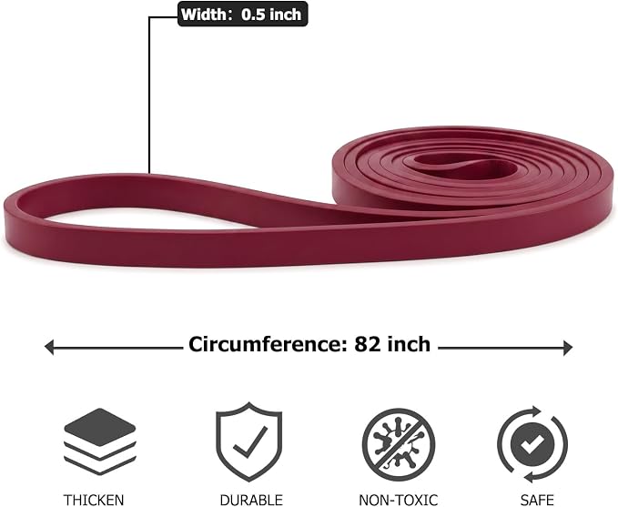 Pull Up Bands, Resistance Bands, Pull Up Assistance Band Exercise Bands for Men & Women Working Out, Body Stretching, Physical Therapy, Muscle Training