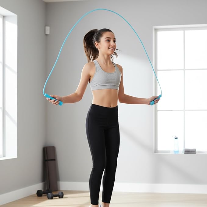 Adjustable Jump Rope for Fitness, 40 pcs Bulk PVC Jumping Rope Set with Lightweight Handles, 9.2ft Length for Speed Training, Exercise, Weight Loss, and Outdoor Workouts, Multicolor Assortment