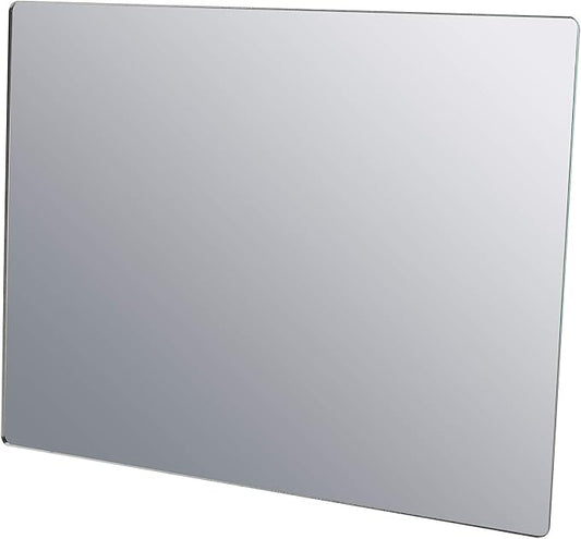 3 Pack Acrylic Mirror Sheet 8" x 10" Replacement DIY Frameless Plexiglass Tile Portable Lightweight Flat with Rounded Corners for Kids Rooms Dance Studios and Gyms by Marketing Holders