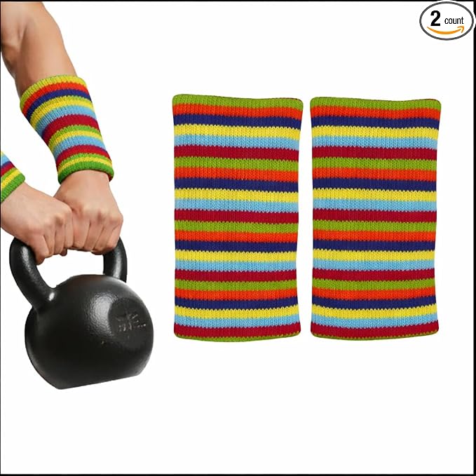 Kettlebell Wrist & Forearm Guards | Impact-Absorbing Wristbands for Kettlebell Training | Protects from Bruises | Breathable & Sweat-Wicking | Unisex Stretch Fit | One Size Fits All (Pair)