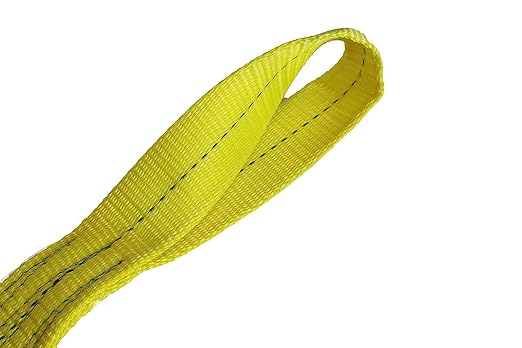 Kennedy Wire Rope & Sling Company 2inches x 4' 2-Ply Twist Eye Polyester Lifting Sling (Various Sizes in Listing) Made in The USA