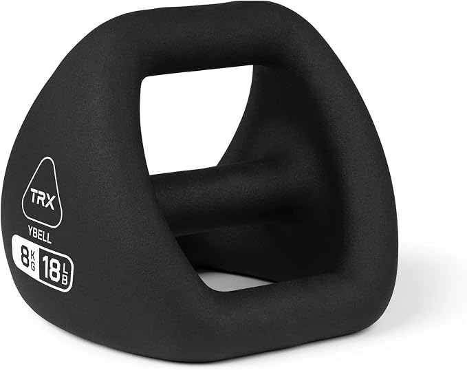 TRX YBell Neo Series 3-in-1 Kettlebell, Dumbbell and Push Up Bar Workout Equipment | Commercial Grade Neoprene Coated Surface | Perfect for Strength Training & Conditioning Workouts