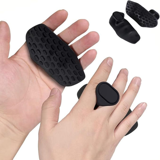 Anti-Slip Workout Grips - Ergonomic Rubber Hand Protector Gloves for Weight Lifting, Pull-Ups, Gym Training and Exercise, for Men and Women