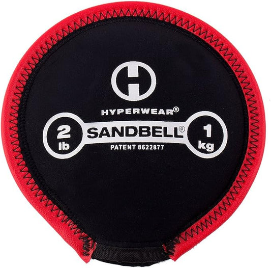 HYPERWEAR SandBell® Soft Sandbag Weight (2–50 lbs) – Pre-Filled with Clean USA Sand, Safe Soft Weight for Strength Training, HIIT, Functional Fitness, Rucking & Home Workouts