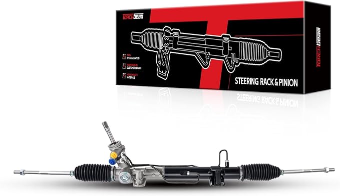 Torchbeam Power Steering Rack & Pinion Assembly Fit for 2007-2010 Patriot/Compass, 2011-2017 Patriot/Compass FWD, Hydraulic System Steering, Replaces OEM 22-3020