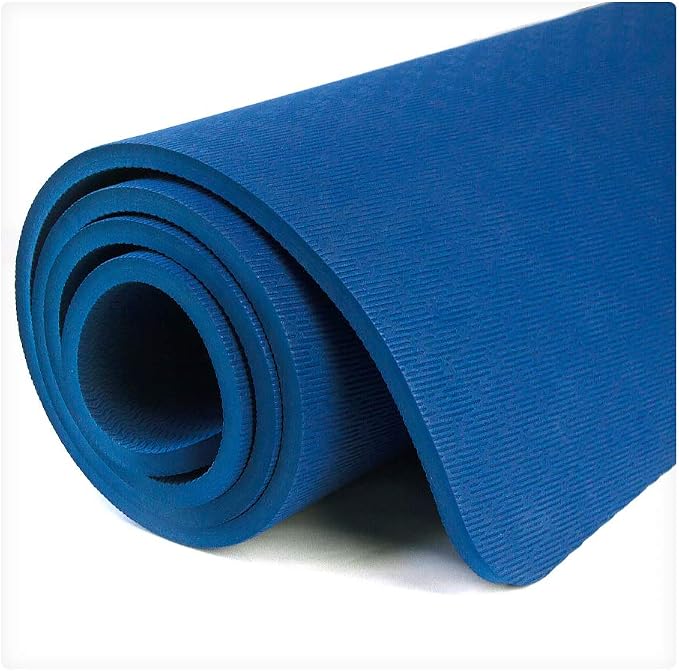 Hatha Yoga Extra Thick TPE Yoga Mat - 72"x 32" Thickness 1/2 Inch -Eco Friendly- With High Density Anti-Tear Exercise Mats For Home Gym Travel & Floor Outside