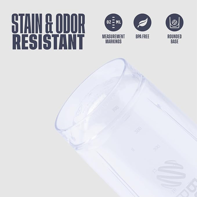 BlenderBottle Sport Flip Tritan Shaker Bottle 24 oz White