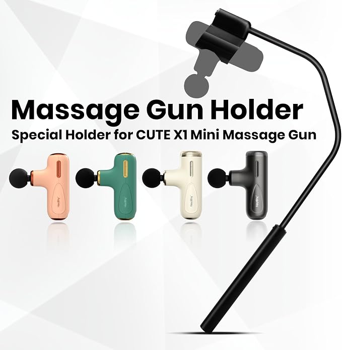 Massage Gun Holder, Massager Holder, Works with C1 Mini and Max | Hard-to-Reach Areas Ergonomic Design Secure Hold Comfortable Grip