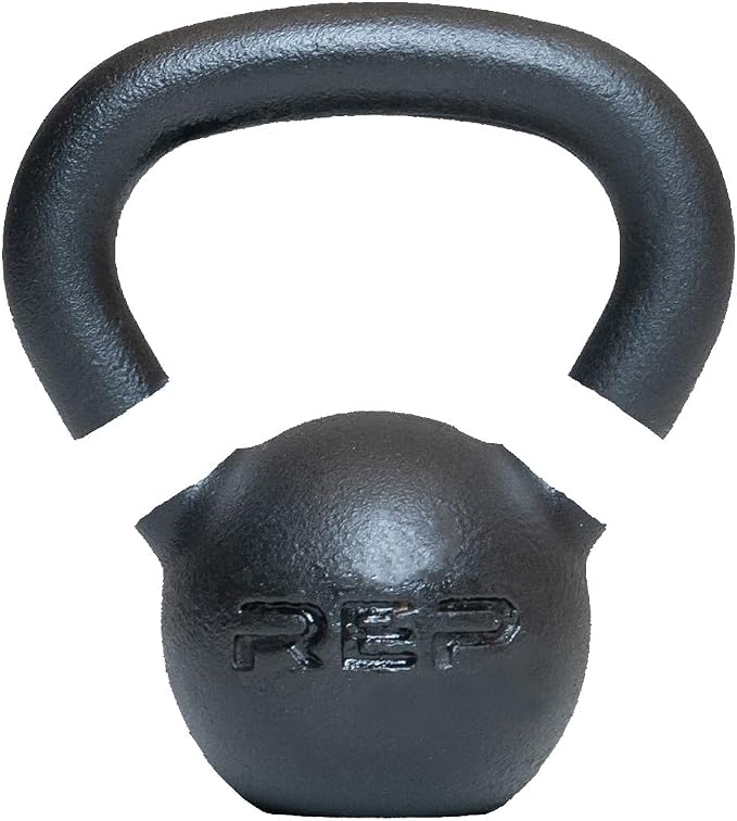 REP Fitness Kettlebell Set and Singles, 4kg to 24kg, 9lb to 53lb Weight Range, Cast Iron, Strength Exercise Training, Home Gym, Power Workout Equipment, Free Weights, Dumbbell Alternative