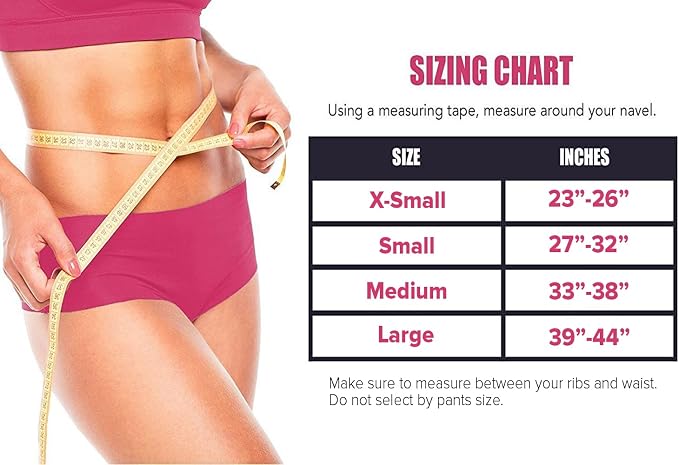 Women Weight Lifting Belt - High Performance Neoprene Back Support - Light Weight & Heavy Duty Core Support For WeightLifting and Fitness