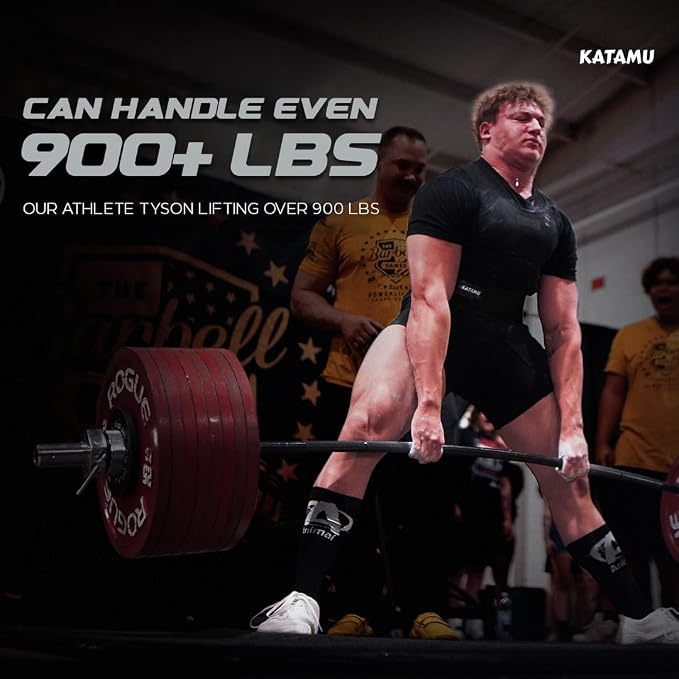 Katamu Core Collection USPA & IPL Approved Lever Belt — Premium 10mm | Leather Powerlifting Belt for Men and Women, Steel Lever Buckle, 4 Inch Wide Back Support for Deadlifts and Squats