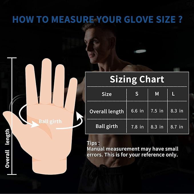 Workout Gloves for Men Women, Breathable Weightlifting Glove, Comfortable Gym Gloves for Exercise, Training, Pull ups