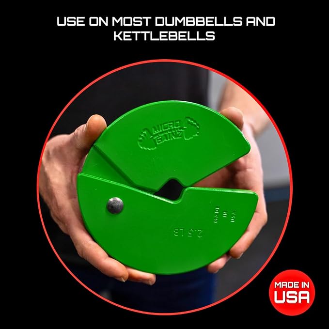 Micro Gainz 2.5LB Dumbbell Fractional Weight Plates, 4-Piece
