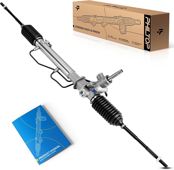 PHILTOP Hydraulic Power Steering Rack and Pinion Replacement For 2000-2004 Outback, 2003 Baja, 2004-2006 Baja 2.5L Replace 26-2401