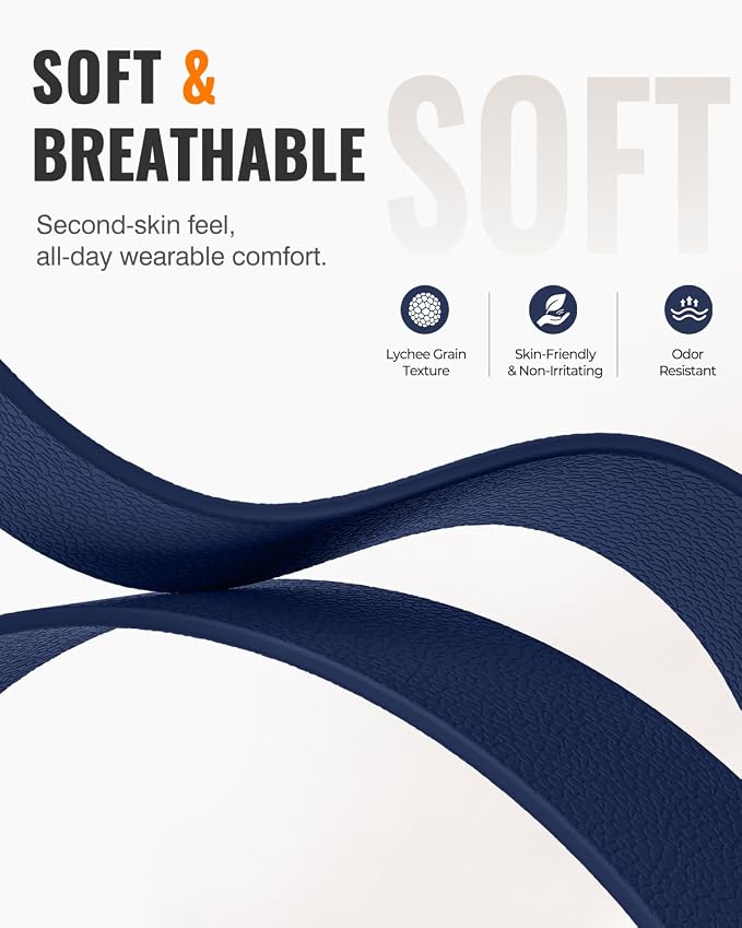 Magnetic Silicone Sport Band for Apple Watch 42mm 46mm 49mm 38mm 40mm 41mm 44mm 45mm Men Women, Patented Auto Lock Breathable Soft Loop for iWatch Ultra SE Series 11 10 9 8 7 6 5 4 3 2 1 All Day Comfort