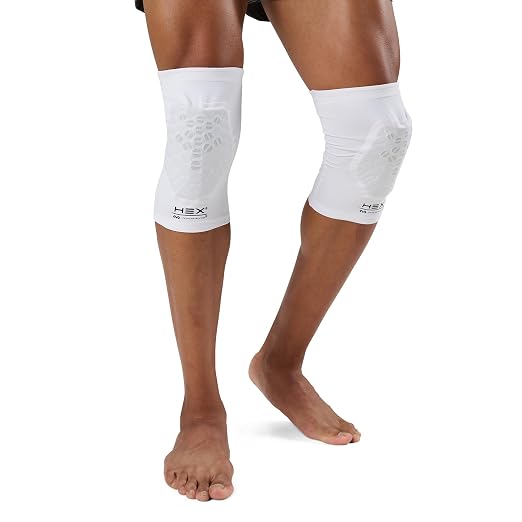 McDavid HEX Viz Knee / Elbow Pad Pair White/Grey M