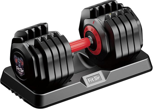 Adjustable Dumbbell Set, 10-in-1 25LB/50LB/90LB Ajustable Dumbbells with Safe Locking System, Enclosed Storage Tray, 1 Sec Fast Adjustment, Comfortable Non-Slip Textured Grip, Suitable for Home Gym Workouts Men and Women