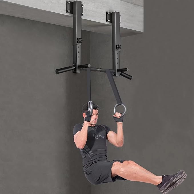 Joist Mount Pull Up Bar, Beam and Rafter Mounted Chin Up Bar