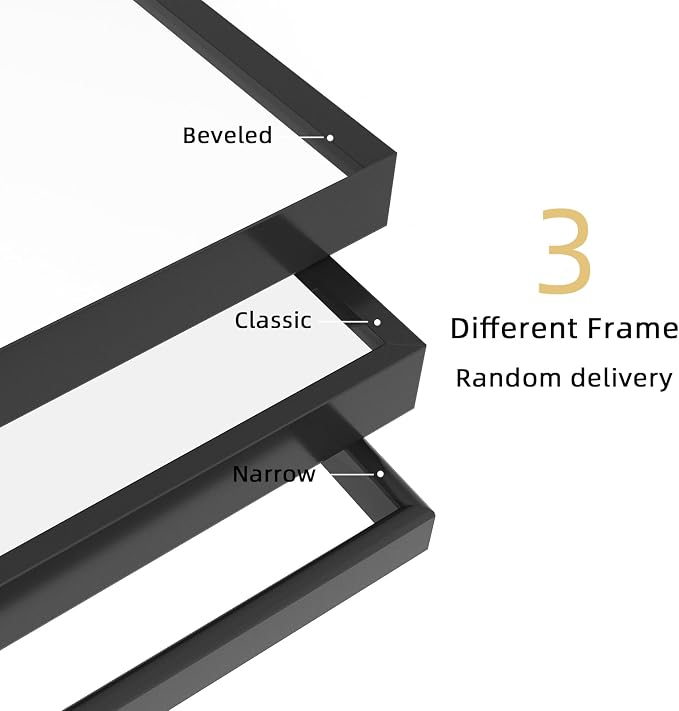 Beauty4U 59" x 16" Full Length Mirror with Stand, Black Floor Mirror | Standing, Leaning, or Wall-Mounted Tempered Glass Full Body Mirror with Metal Frame for Bedroom, Closet, Modern Home Decor