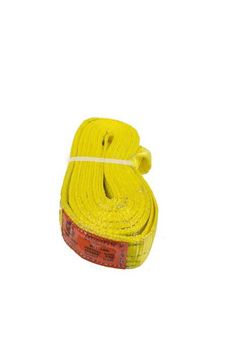 Kennedy Wire Rope & Sling Co. 2" x 14' 2-Ply Twist Eye Polyester Lifting Sling (Various Sizes in Listing) Made in The USA
